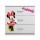 Comoda 3 sertare Minnie alb