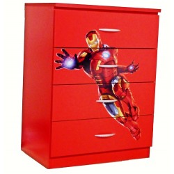 Comoda 4 sertare Iron Man