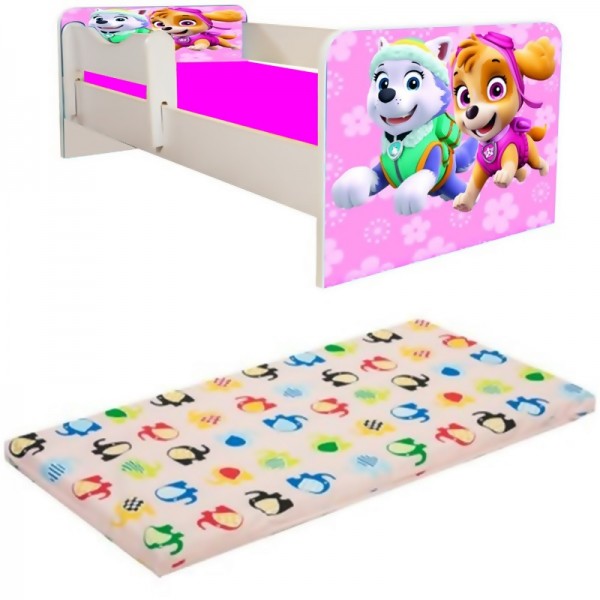 Junior Paw Patrol Pink cu saltea