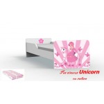 Pat tineret Unicorn cu saltea Pat tineret Unicorn cu saltea