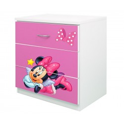 Comoda 3 sertare Minnie