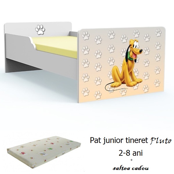 Pat tineret Pluto cu saltea Pat tineret Pluto cu saltea