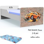 Pat tineret Race cu saltea Pat tineret Race cu saltea