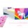 Pat tineret Rainbow Unicorn cu saltea